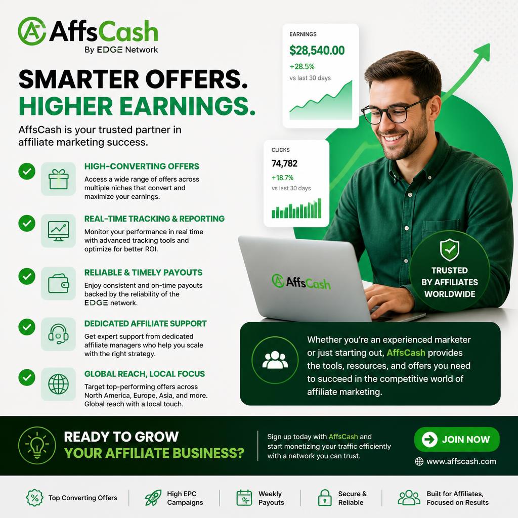 AffsCash – Your Gateway to High-Converting Affiliate Marketing Opportunities