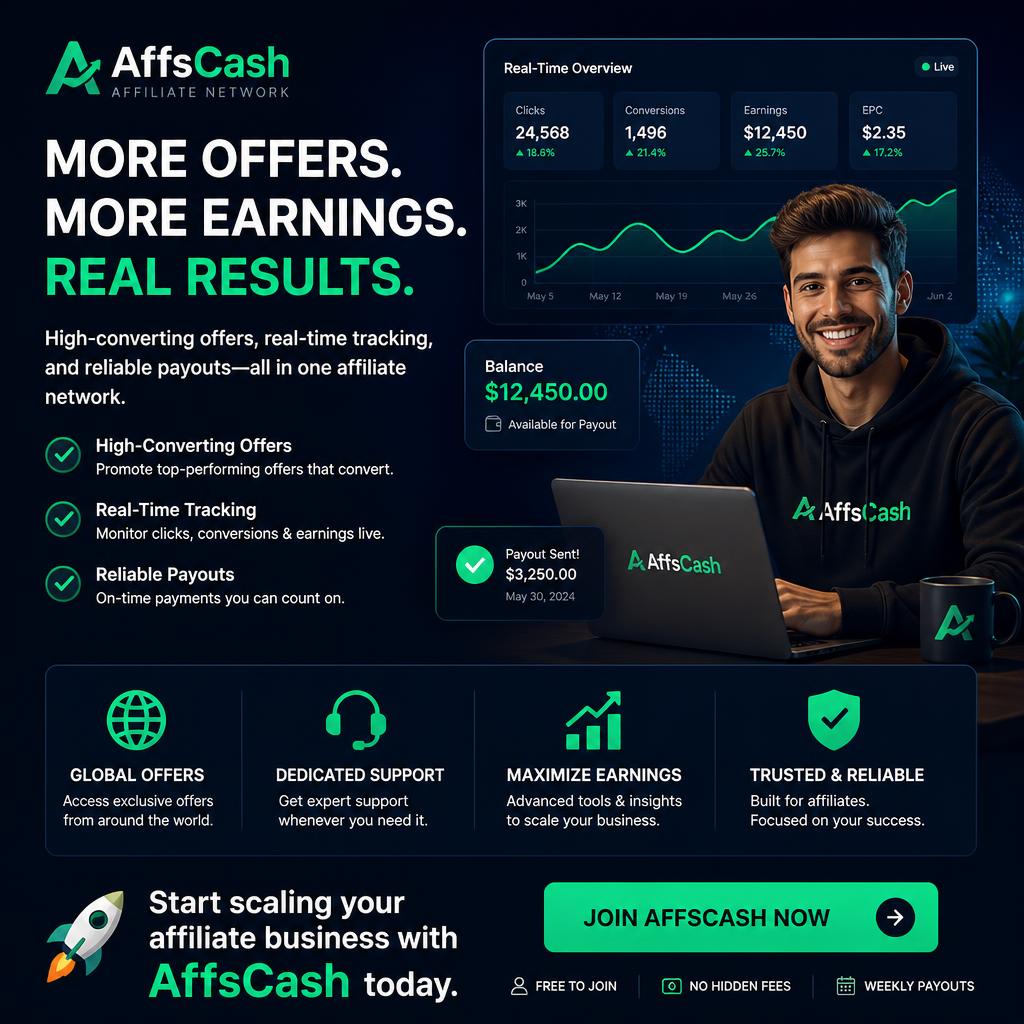 AffsCash – Your Gateway to High-Converting Affiliate Marketing Opportunities
